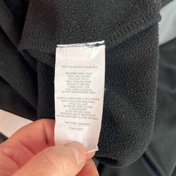 Callaway Mens Black & Gray 1/4 Zip Pullover Jacket Fleece Lined Size XL READ - Picture 5 of 10